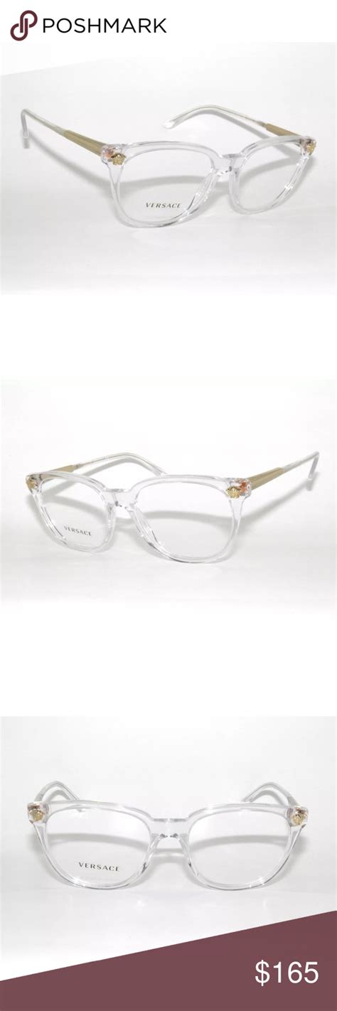 clear versace glasses|authentic Versace eyeglasses.